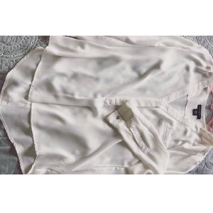 Ivory  button up blouse